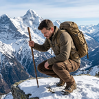 Men's Hiking Cargo Pants - Relaxed Fit With Belt and Multi-Pocket Design