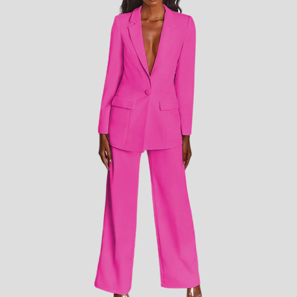 Women’s Tailored Suit – Blazer & Trouser Two-Piece Outfit