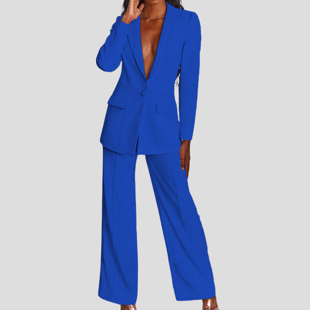 Women’s Tailored Suit – Blazer & Trouser Two-Piece Outfit