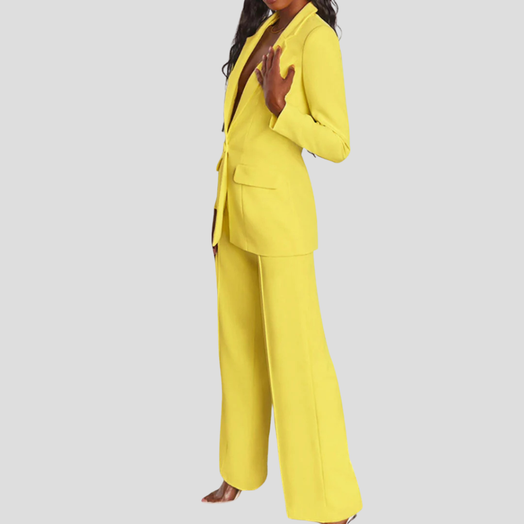 Women’s Tailored Suit – Blazer & Trouser Two-Piece Outfit