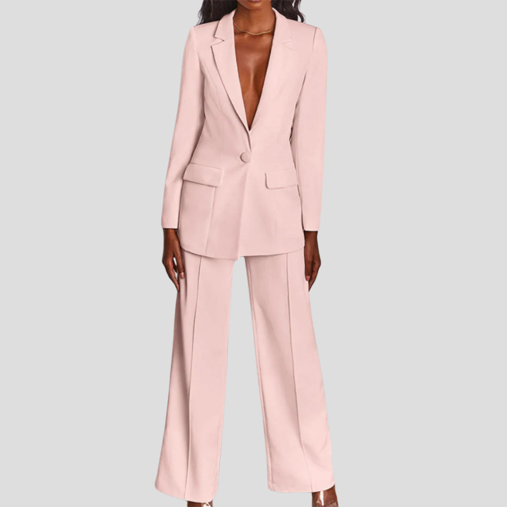 Women’s Tailored Suit – Blazer & Trouser Two-Piece Outfit