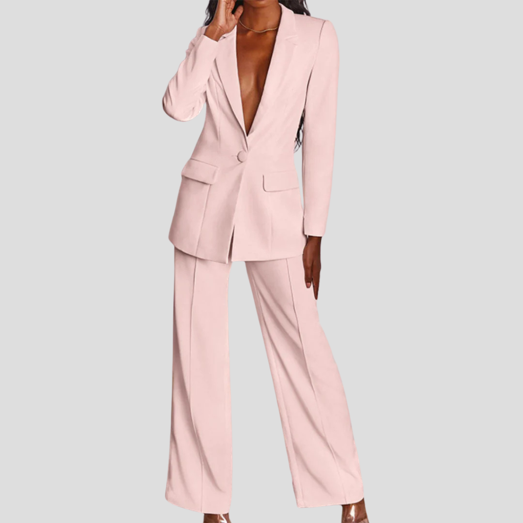 Women’s Tailored Suit – Blazer & Trouser Two-Piece Outfit
