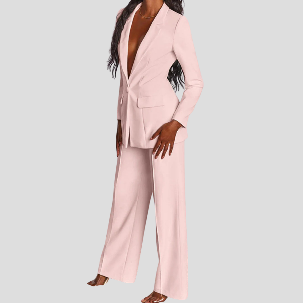 Women’s Tailored Suit – Blazer & Trouser Two-Piece Outfit