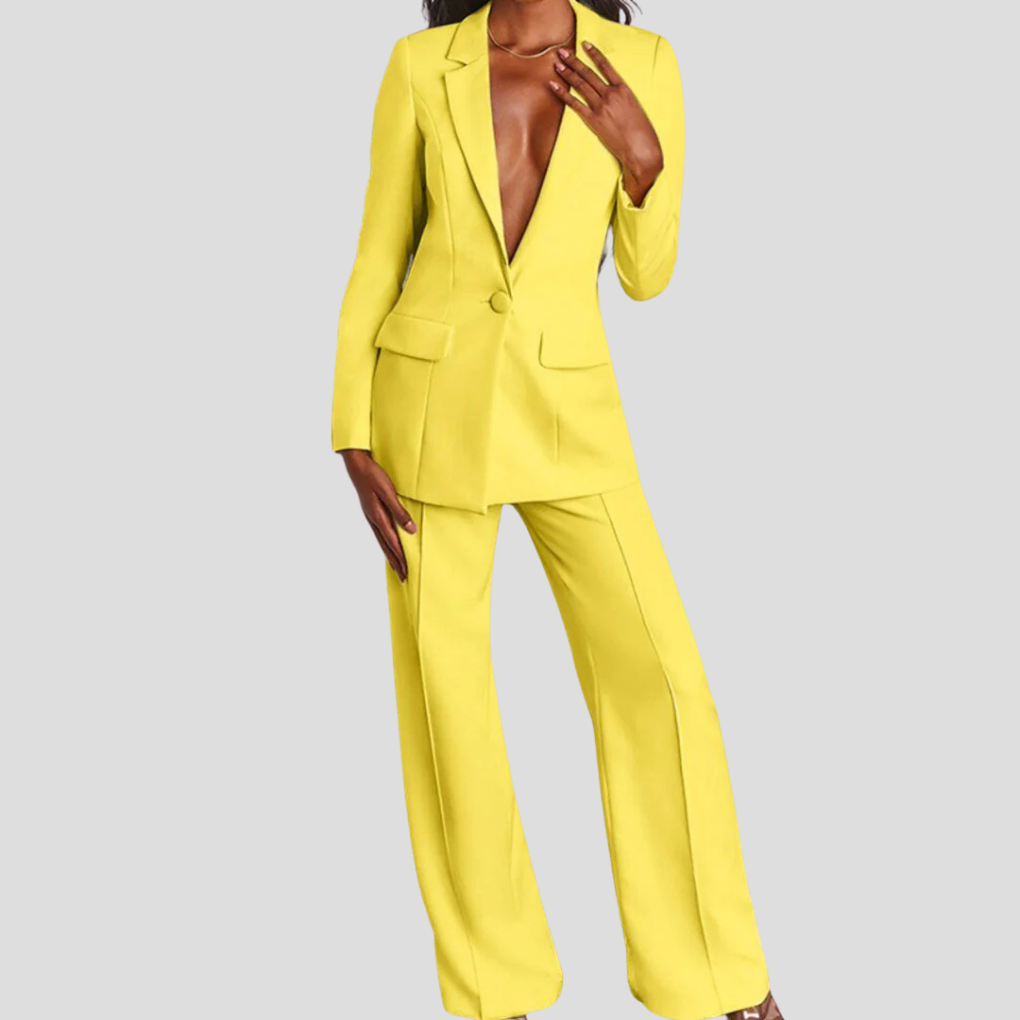 Women’s Tailored Suit – Blazer & Trouser Two-Piece Outfit