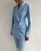 Women’s Formal Suit Set – Blazer & Trousers Two-Piece