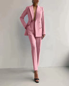 Women’s Formal Suit Set – Blazer & Trousers Two-Piece