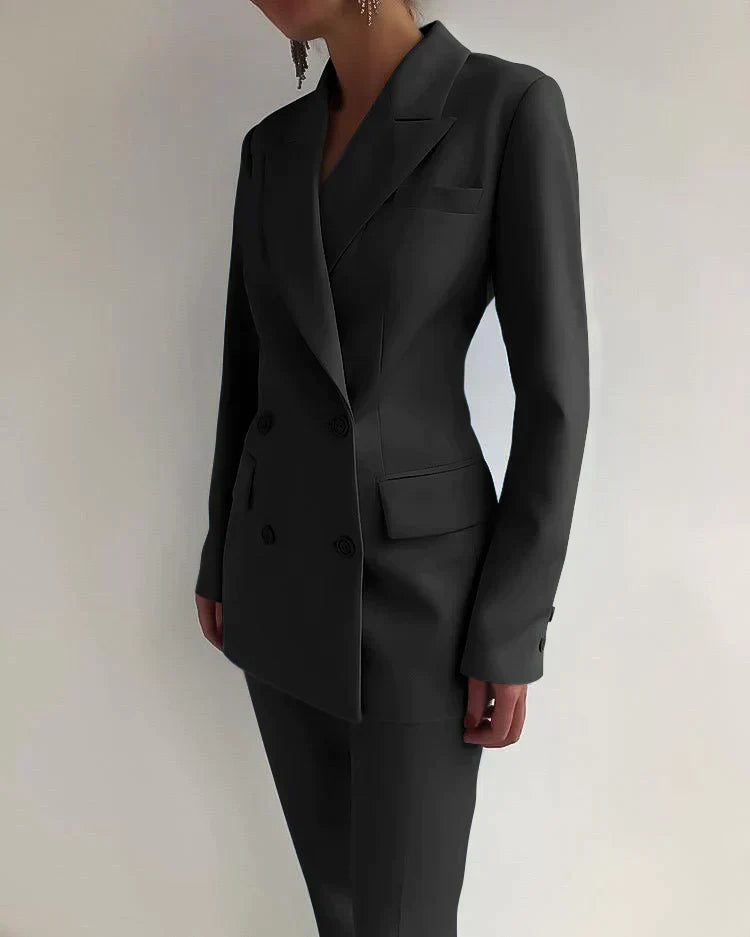 Women’s Formal Suit Set – Blazer & Trousers Two-Piece