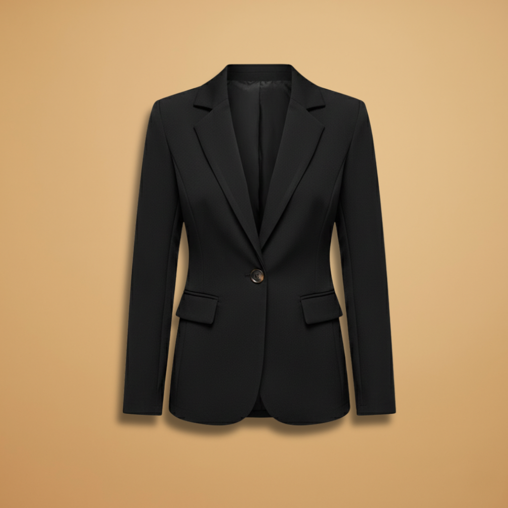 Women’s Notched Lapel Blazer - Boxy Fit, Perfect For Occassion or Events