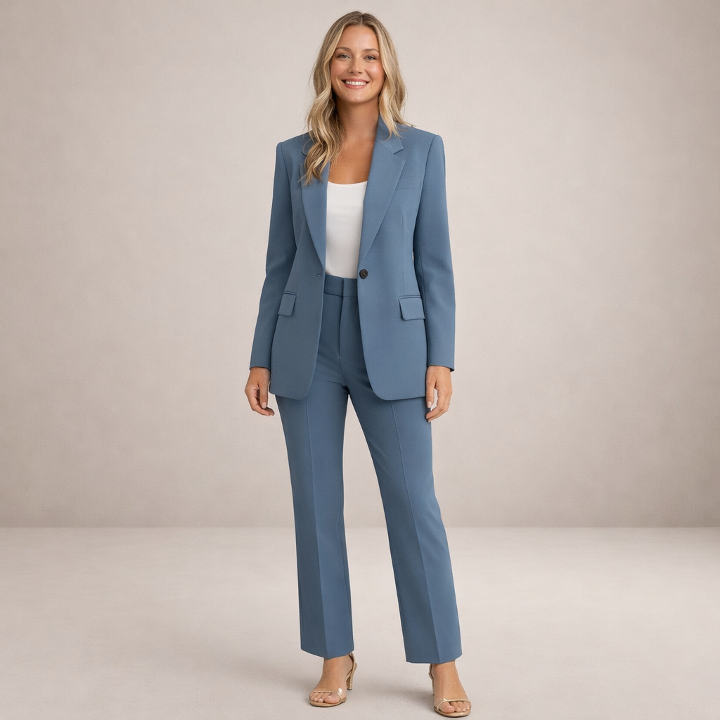 Women’s Two-Piece Co-ord Blazer Suit Set - Office, Occassion or Wedding