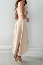 Isabela| Women’s Sleeveless Wrap Maxi Dress