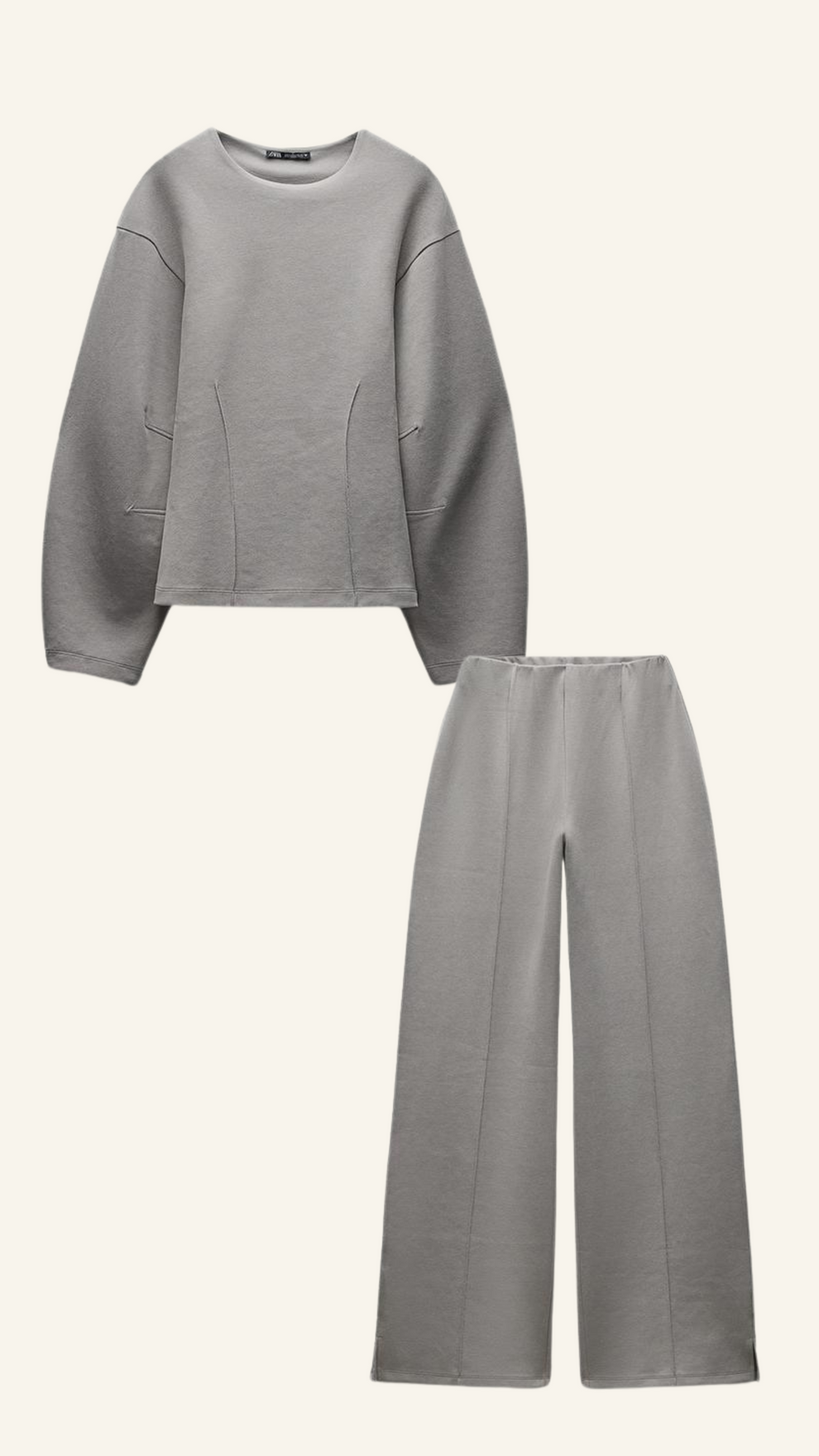 Women’s Wide-Leg Co-Ord Set – Matching Top & Pants Outfit