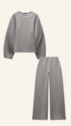 Women’s Wide-Leg Co-Ord Set – Matching Top & Pants Outfit