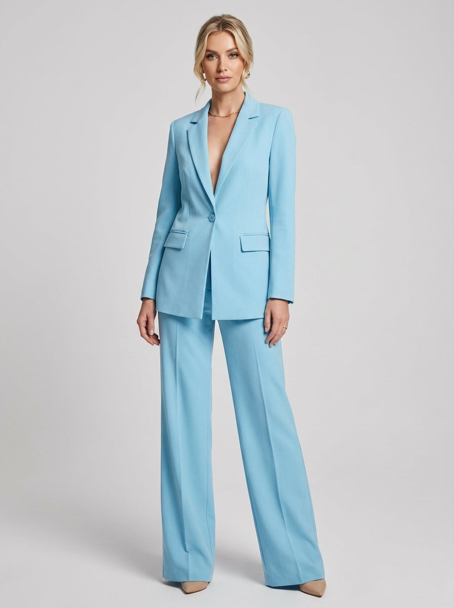 Women’s Tailored Suit – Blazer & Trouser Two-Piece Outfit