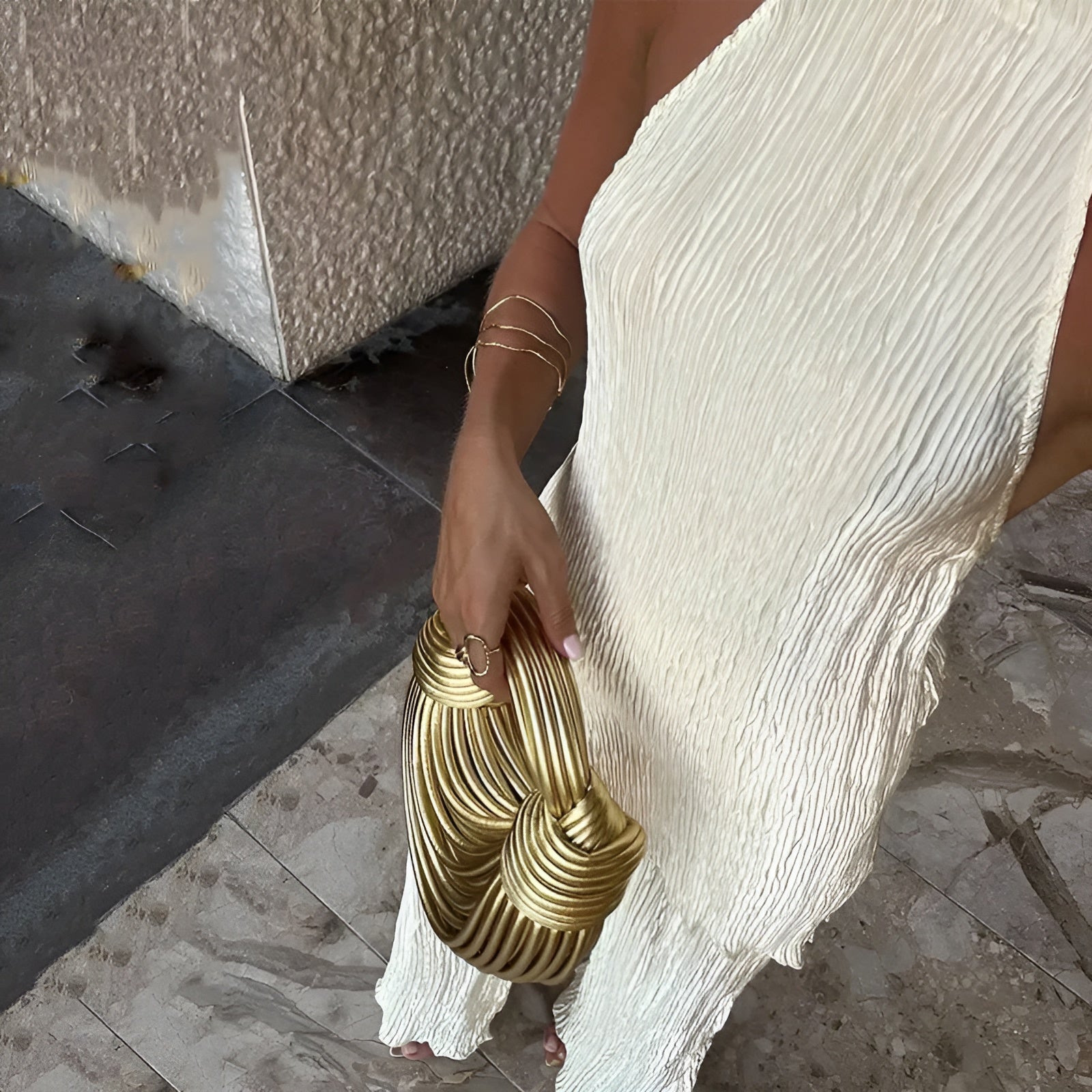 Women’s Asymmetrical Backless Jumpsuit – Elegant One-Piece Outfit