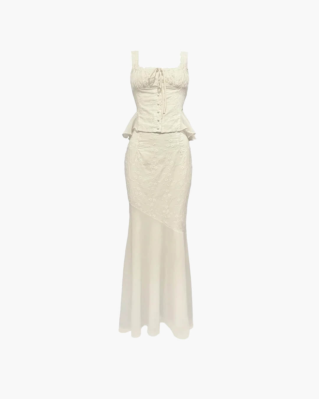 Women’s Two-Piece Skirt Set – Summer Holiday / Evening Outfit