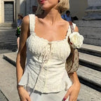 Women’s Two-Piece Skirt Set – Summer Holiday / Evening Outfit