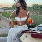 Women’s Bralette Skirt Set – Maxi Length Two-Piece Outfit