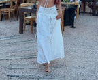 Women’s Bralette Skirt Set – Maxi Length Two-Piece Outfit